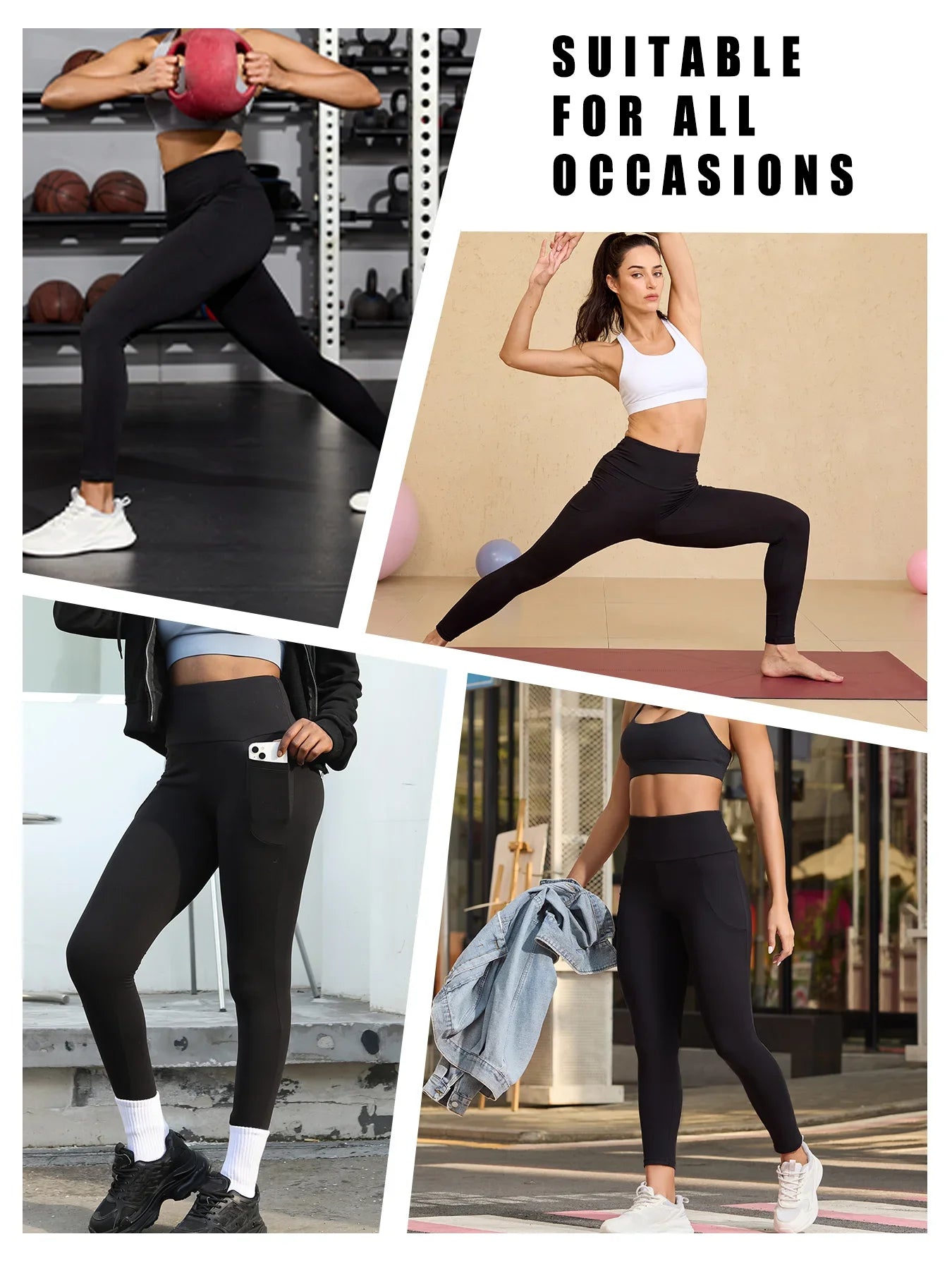 3 Pack pockets Leggings