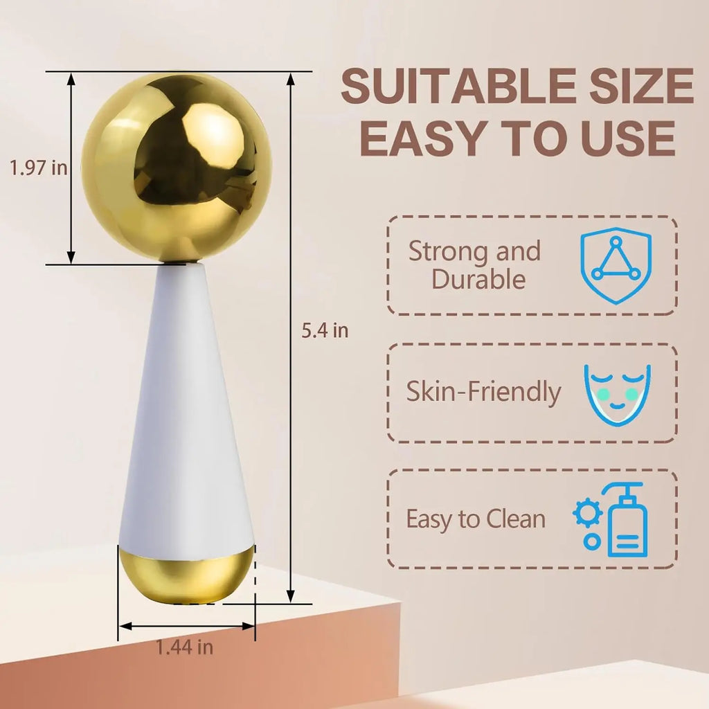Eiskugeln für Gesicht
