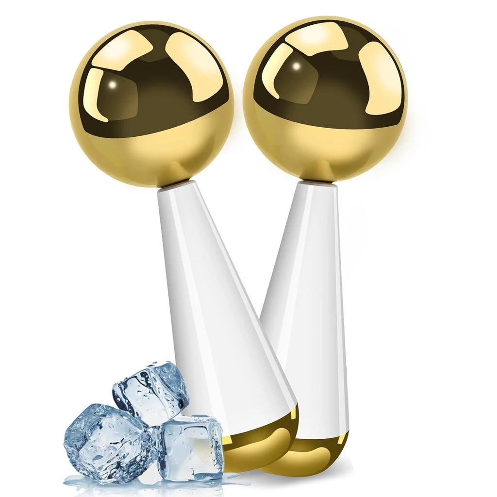 Eiskugeln für Gesicht